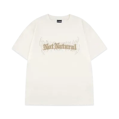 SPLR NOT NATURAL Oversized T-Shirt "Off White"