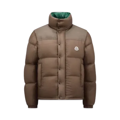 MONCLER Re/Icons Men's Verone Short Down Jacket "Brown"