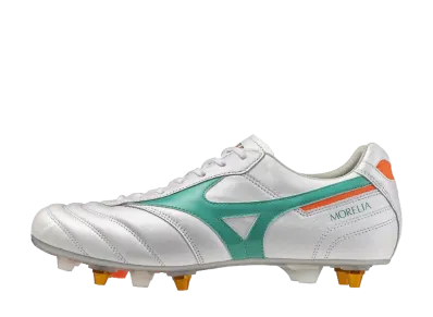 Mizuno Morelia 2 Japan Mix "Super White Pearl/Green"