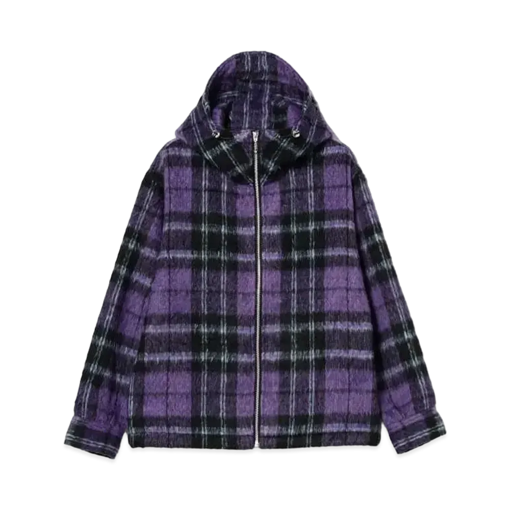BEAMS FUTURE ARCHIVE Shaggy Hood Blouson 3 "Purple"