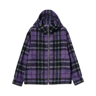 BEAMS FUTURE ARCHIVE Shaggy Hood Blouson 3 "Purple"