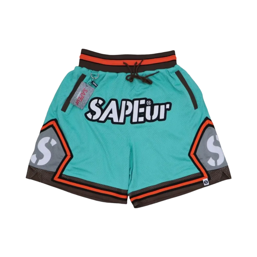 SAPEur Basket Shorts "Mint Green"