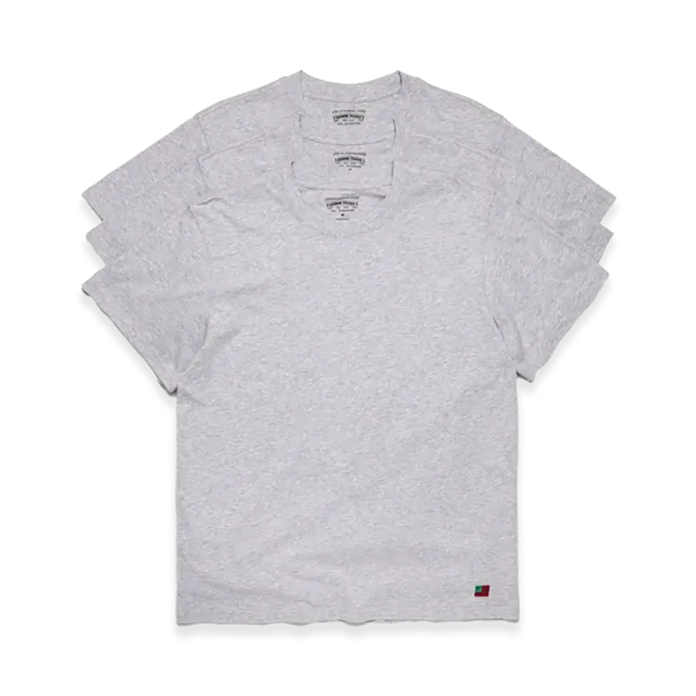 DENIM TEARS DT Flag 3-Pack Tee "Grey"