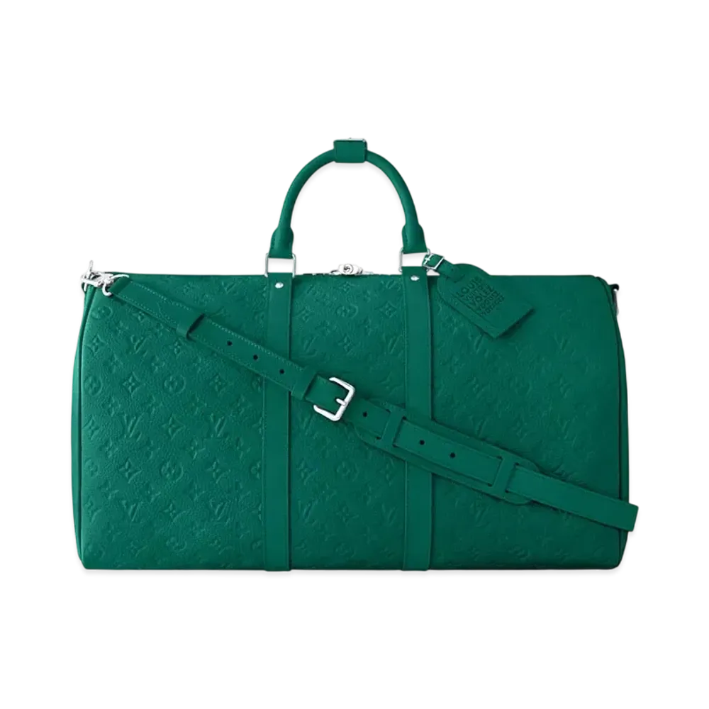 Louis Vuitton Keepall Bandouliere 50 Monogram Macassar "Borneo Green"