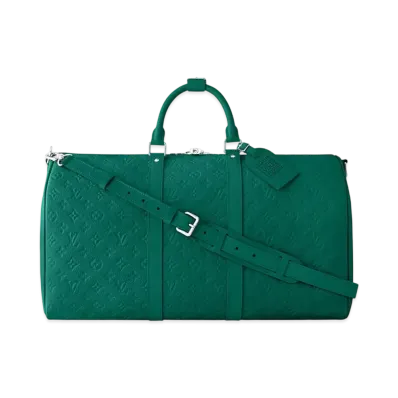 Louis Vuitton Keepall Bandouliere 50 Monogram Macassar "Borneo Green"