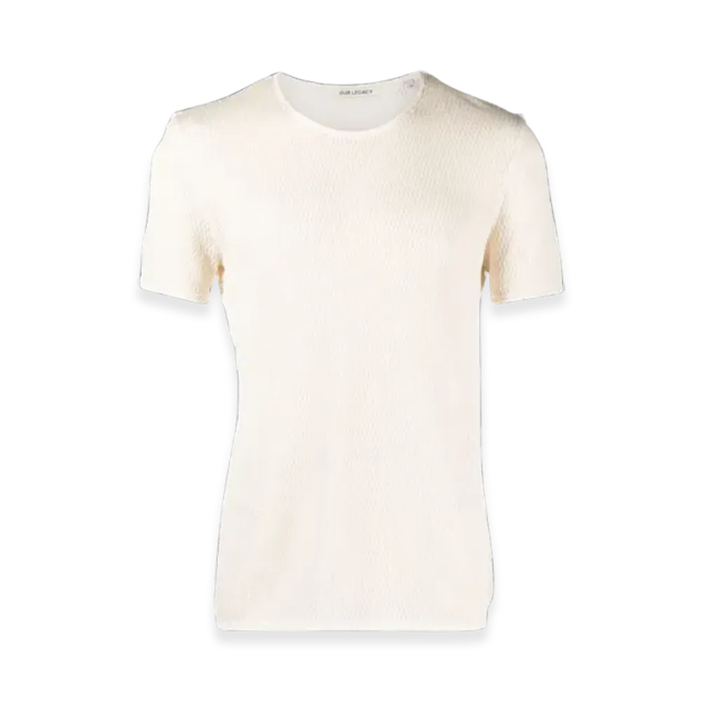 OUR LEGACY Tanker T-shirt Sparse Cotton "Ecru"