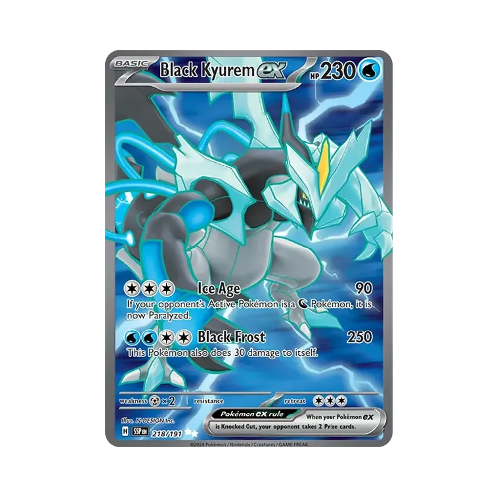 ブラックキュレムex UR [SSP EN 218/191]【英語版】(スカーレット&バイオレット「サージングスパークス」)