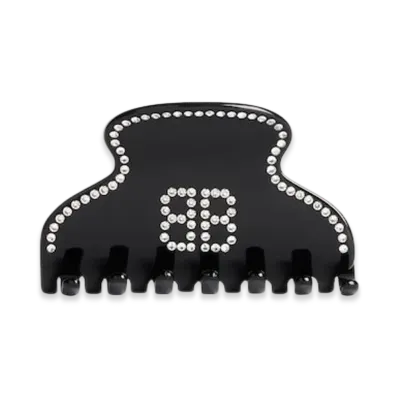 BALENCIAGA Holli BB Hair Grip "Black"