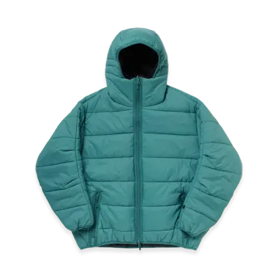 DAIWA PIER39 W'S Tech Reversible Climbers Puff Jacket "Emerald Green x Black"
