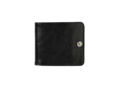 Chrome Hearts 1-Snap Cross Button Wallet "Black"