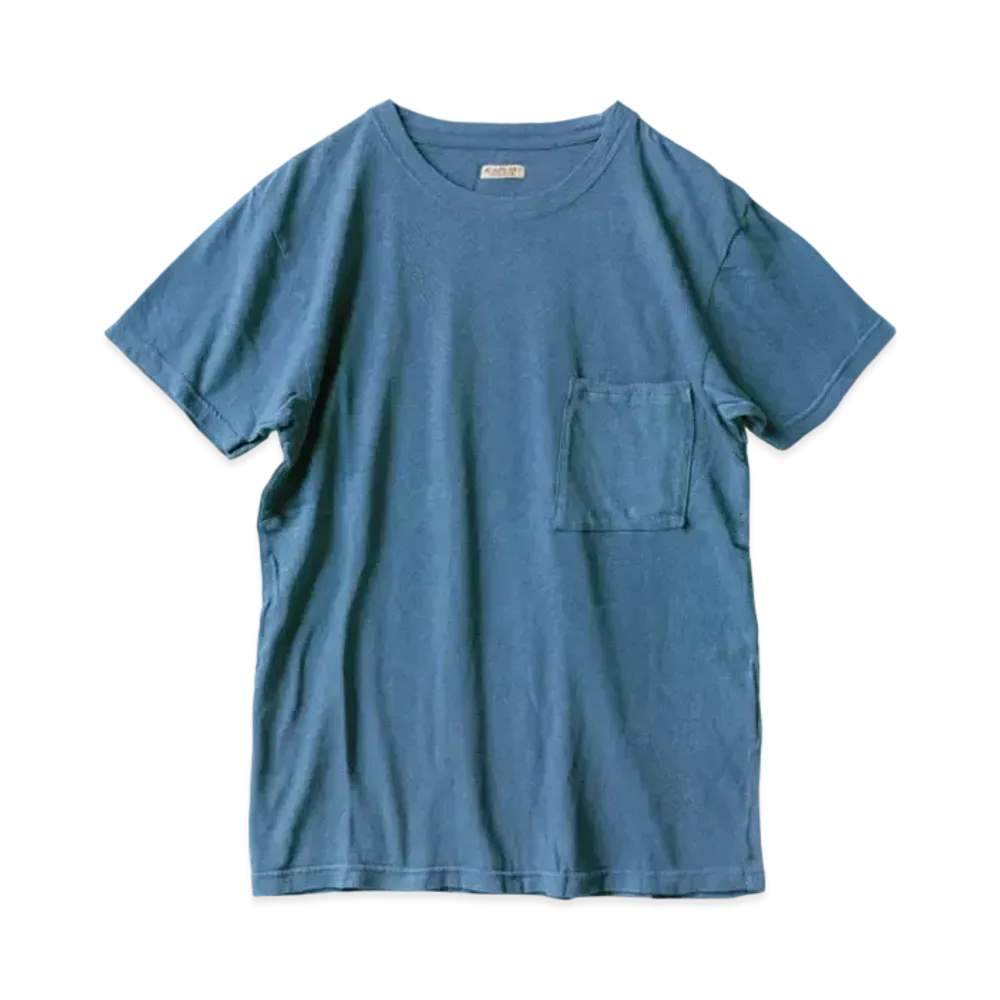 KAPITAL GAUZE TENGU ULTY DE-DUCE CREW POKE T "Blue"