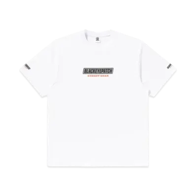 Blackeyepatch Reflector Racing Logos Tee "White"
