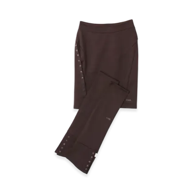 atmos pink x OJOS Slit Skirt + Leg Warmer Set "Brown"