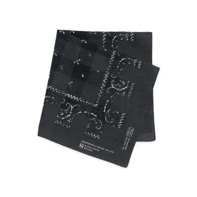 N.HOOLYWOOD Bandana "Black x Black"