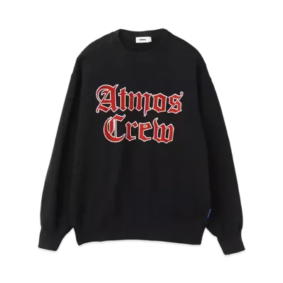 atmos Flocky Print Sweatshirt "Black"
