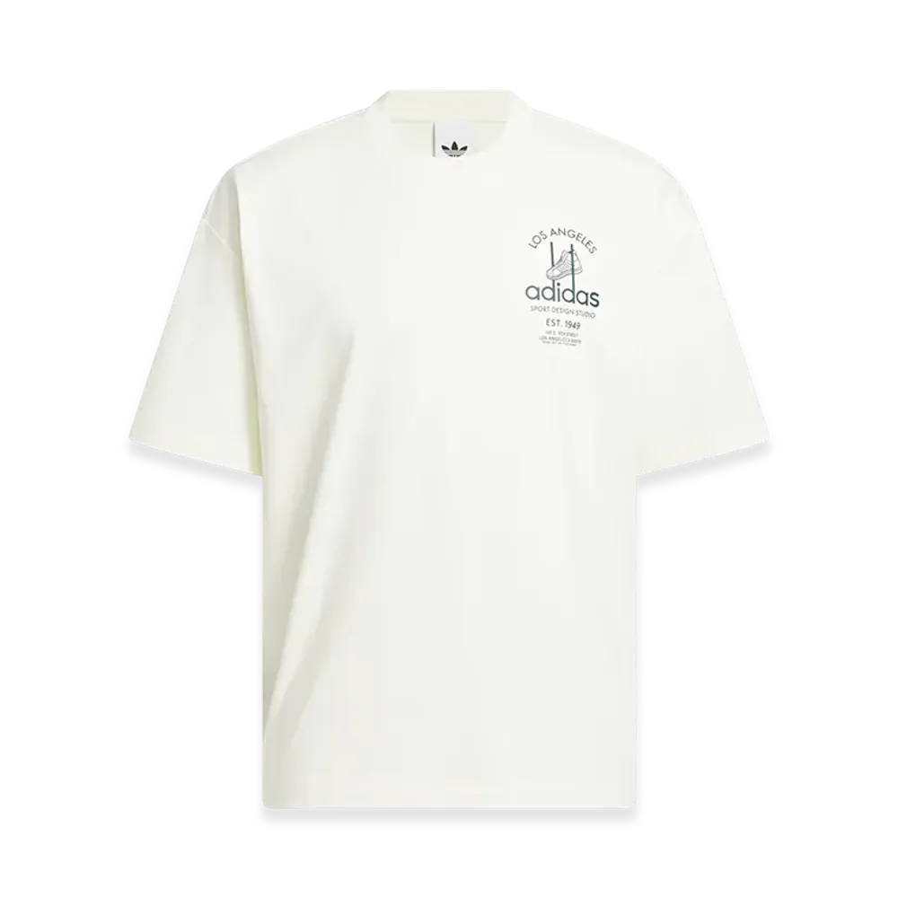 adidas Sport Design GFX Short Sleeve T-Shirt "Ivory"