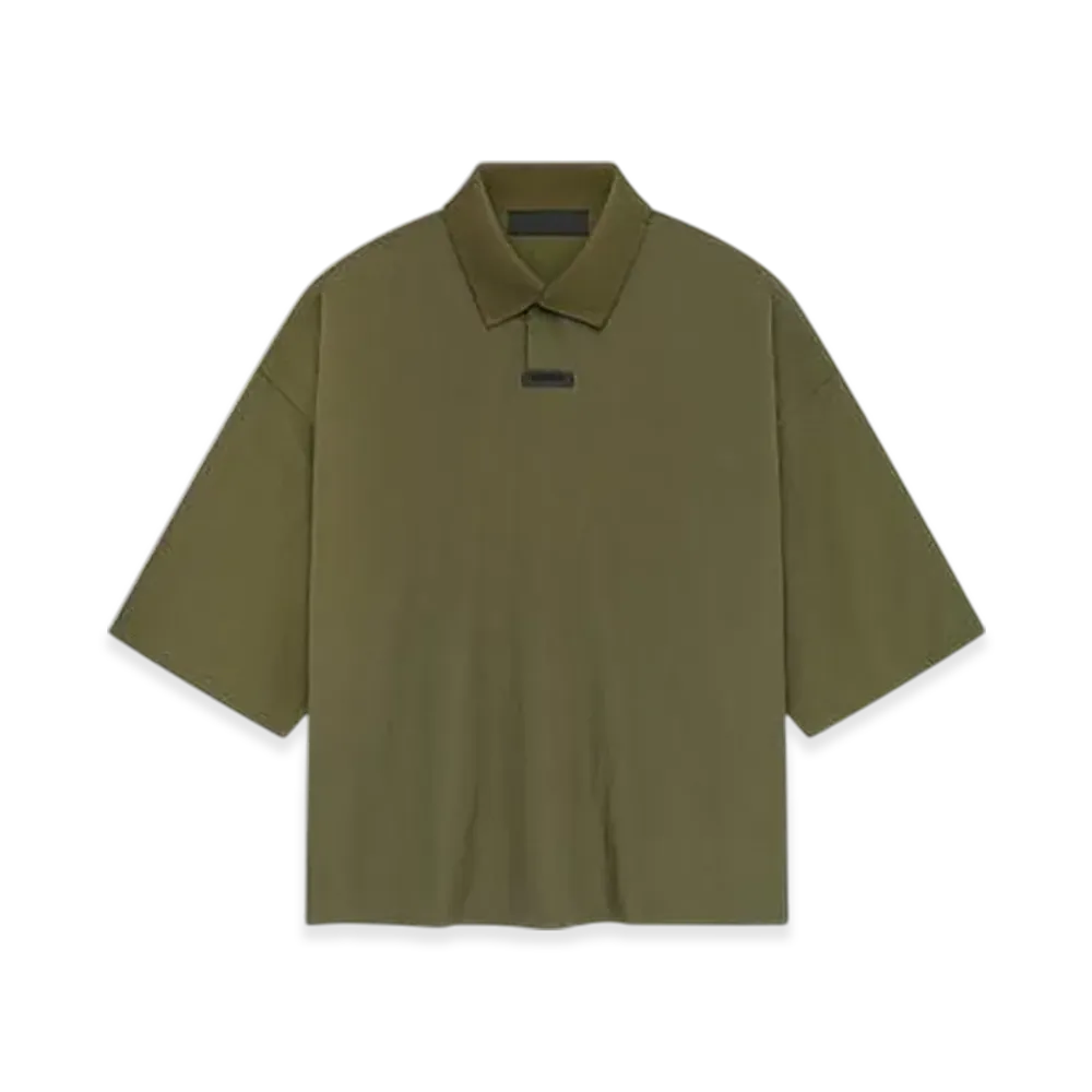FEAR OF GOD ESSENTIALS Ripstop Polo "Military"