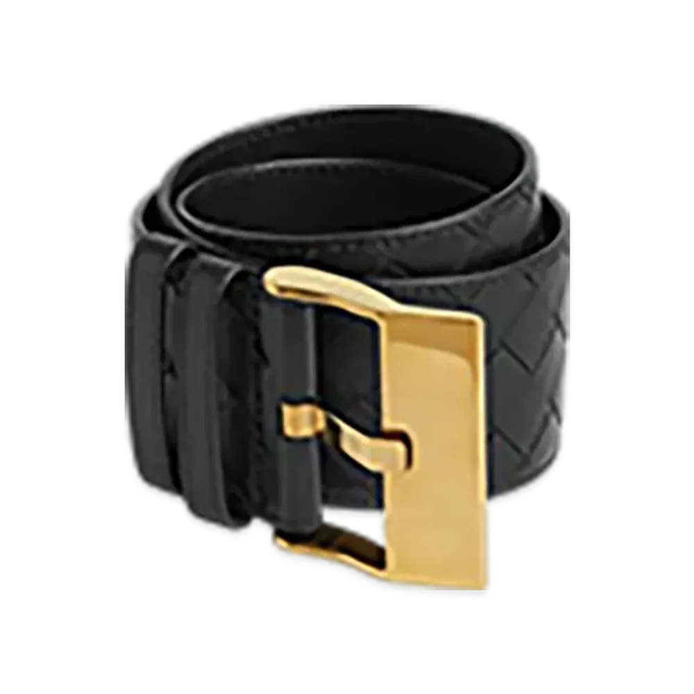 Bottega Veneta Watch Large Belt "Black"