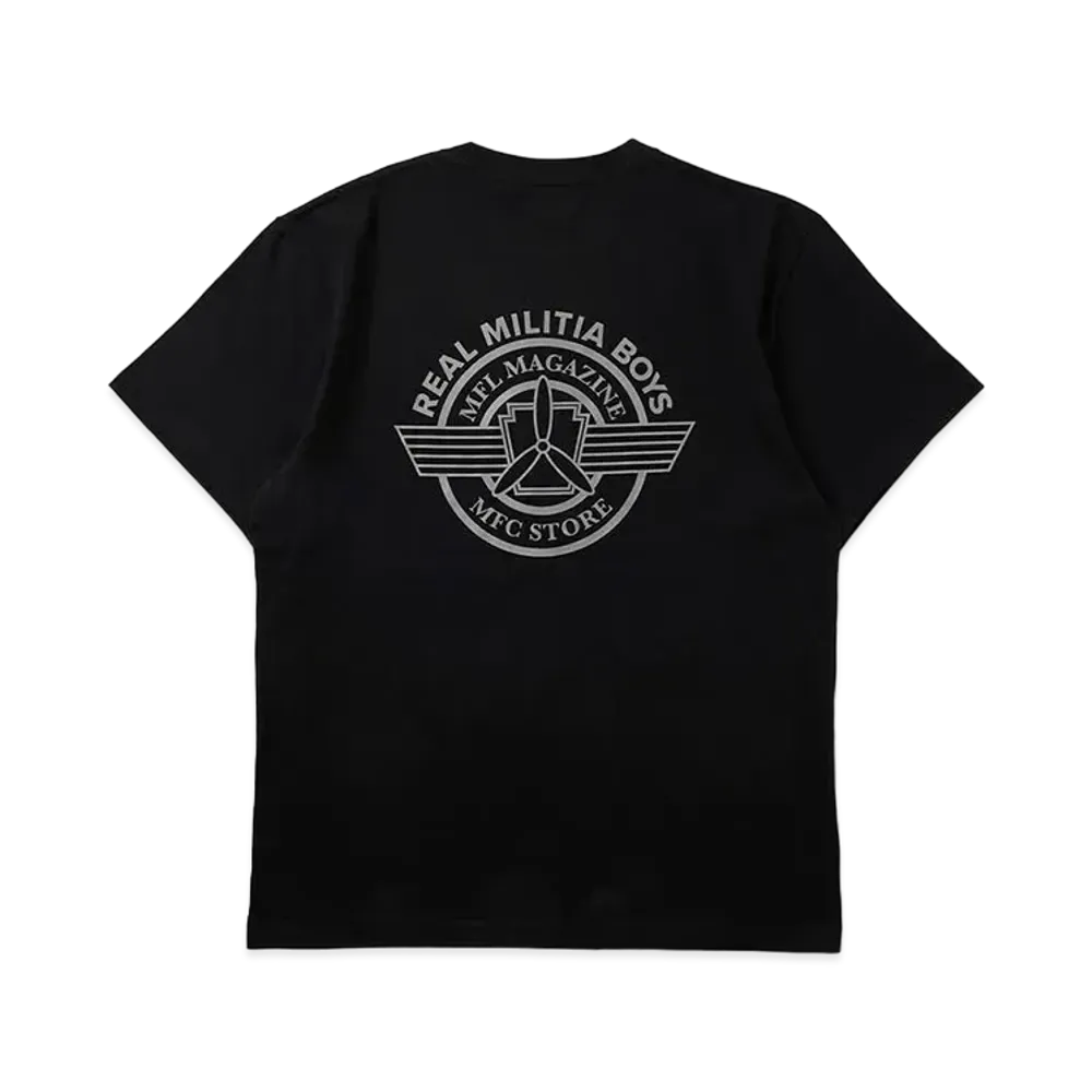 MFC STORE x MFL Magazine Tied Gun S/S Tee "Black"
