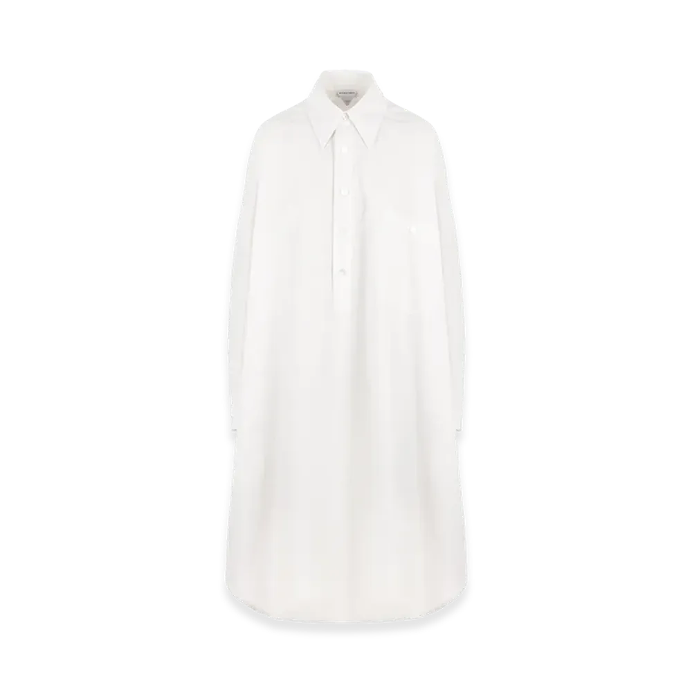 Bottega Veneta Women's Compact Cotton Dress "Ivory"