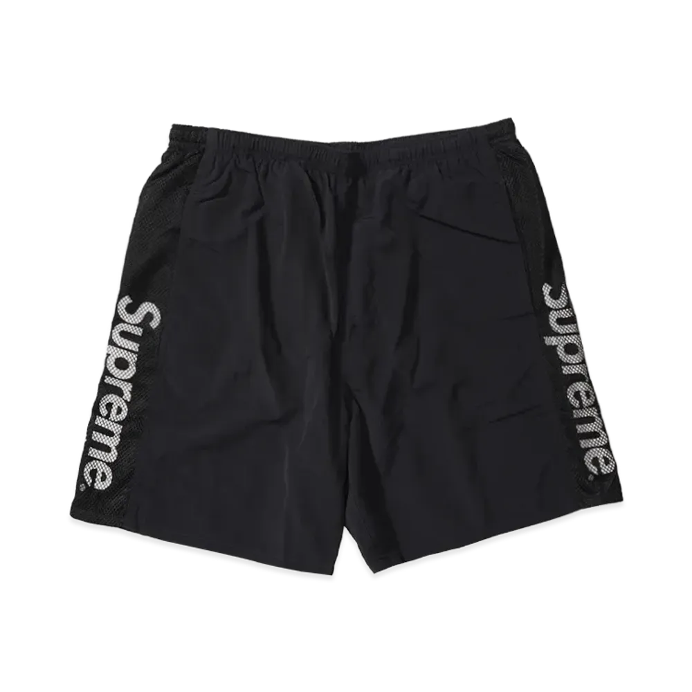 Supreme Mesh Panel Water Short "Black"