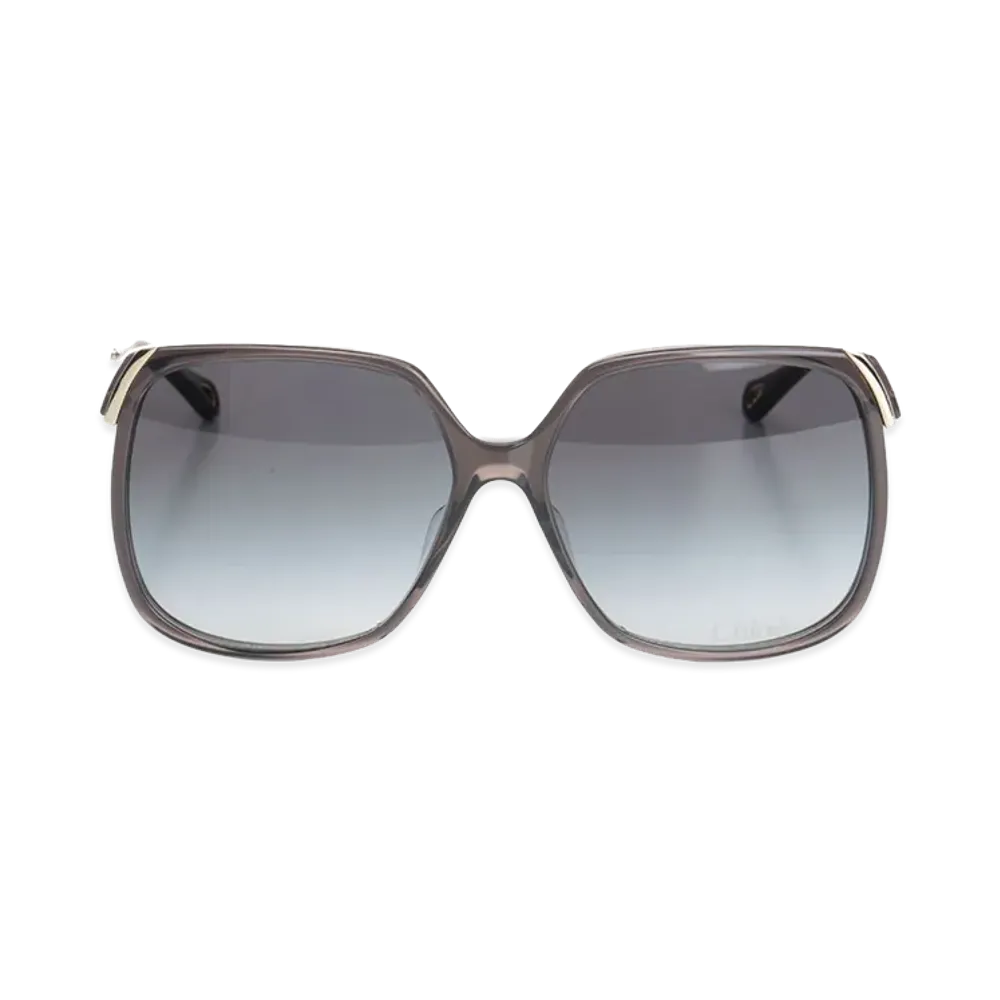 Chloe Women's Oversized Square Sunglasses "Black"