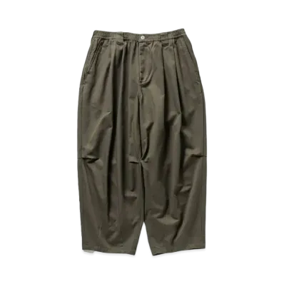 TIGHTBOOTH Herringbone Balloon Pants "Olive"