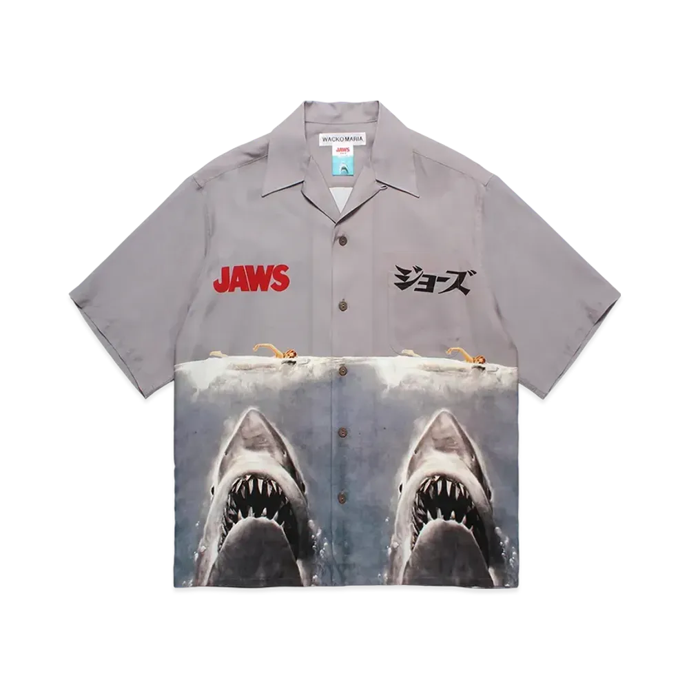 WACKO MARIA x Jaws Hawaiian Shirt "Gray"
