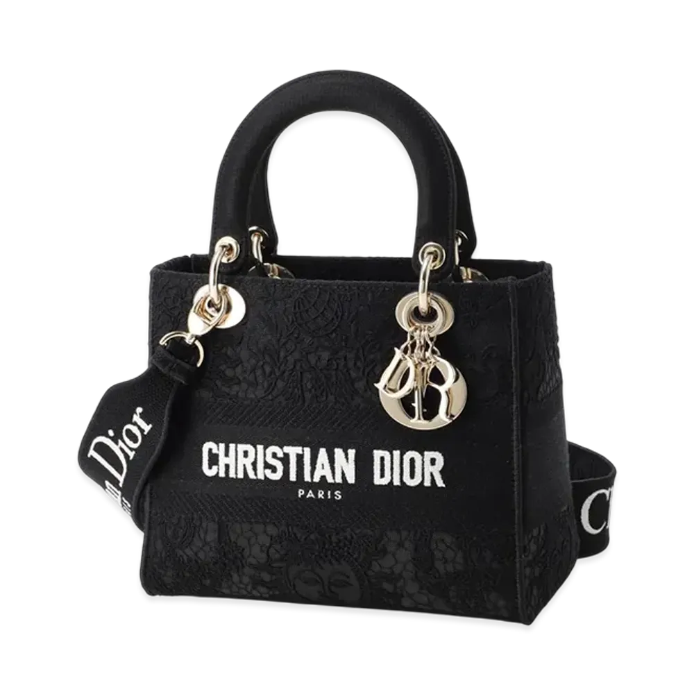 Dior Lady Dior D-Lite Handbag "Black"