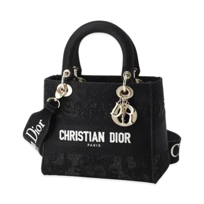 Dior Lady Dior D-Lite Handbag "Black"
