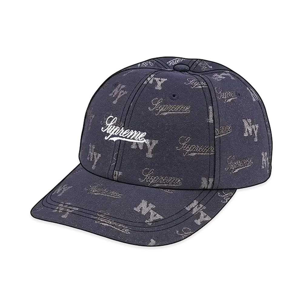 Supreme Monogram 6-Panel "Navy"