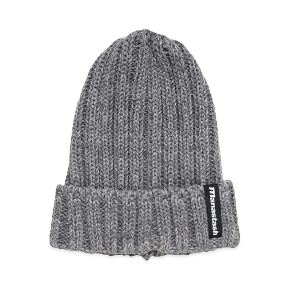MANASTASH 90'S LOGO BEANIE II "GRAY"