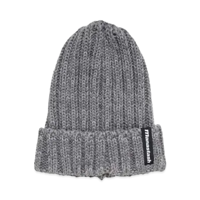 MANASTASH 90'S LOGO BEANIE II "GRAY"