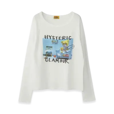 HYSTERIC GLAMOUR Baby Bear Sweatshirt "White"