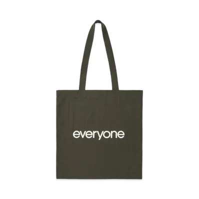everyone Nylon Logo Tote Bag "Olive"