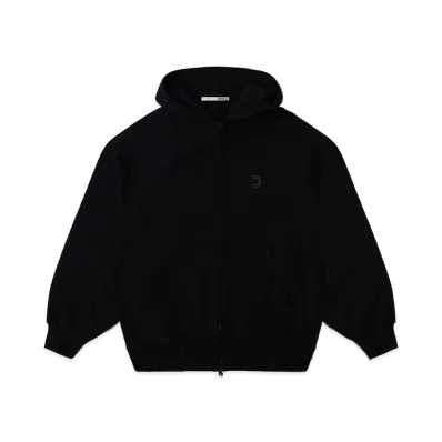1017 ALYX 9SM Oversized Zip-Up Hoodie "Black"