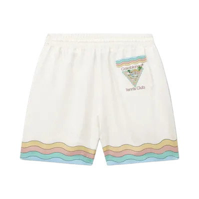 Casablanca Maison De Reve Silk Shorts "Multi"
