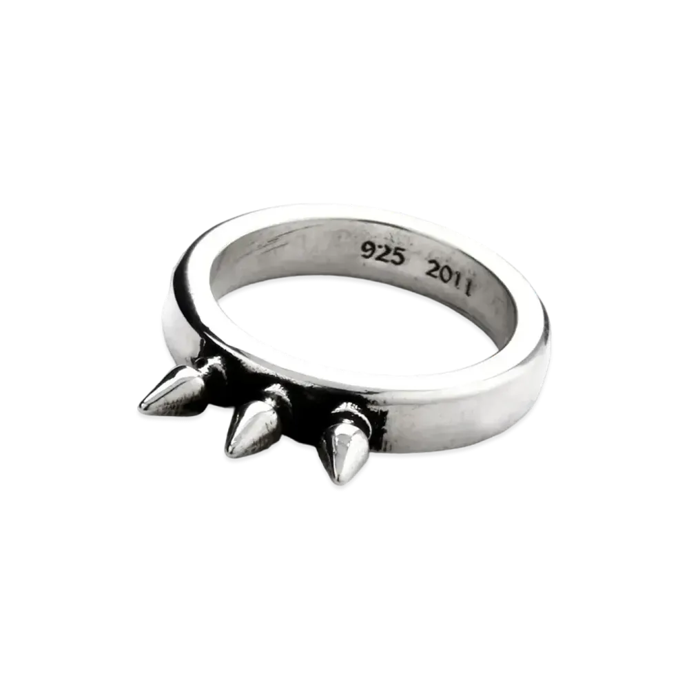 Chrome Hearts Baby Bell Ring W / 3 Spike "Silver"