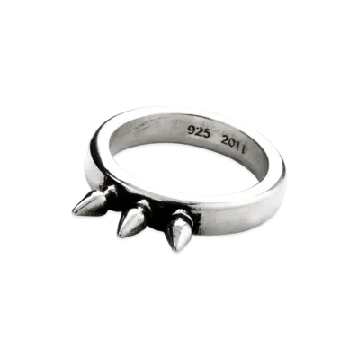 Chrome Hearts Baby Bell Ring W / 3 Spike "Silver"