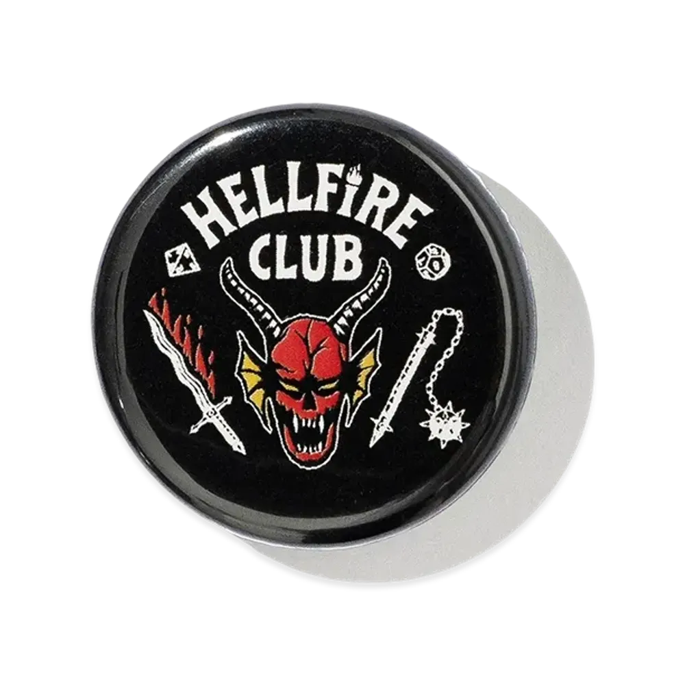 Netflix Stranger Things x V.A. Can Badge 32mm "Black"