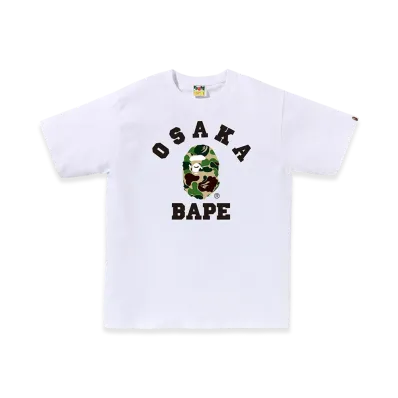 A BATHING APE Osaka Exclusive ABC Camo Osaka College Tee "White"