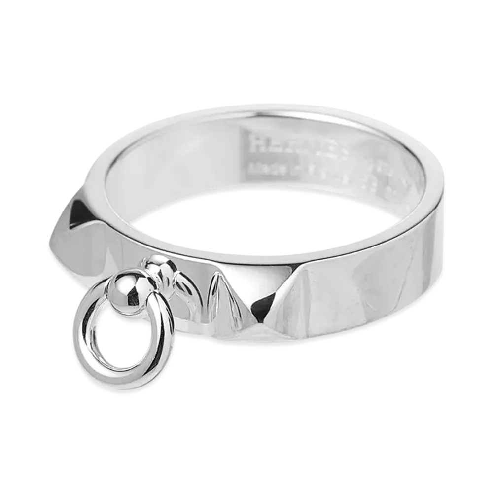 Hermes Collier De Chien Ring "Silver"