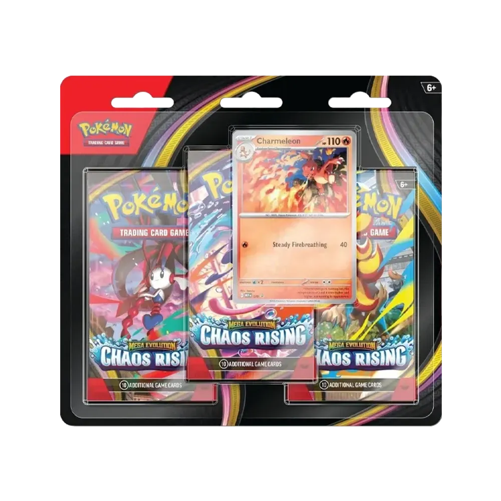 ポケモンカードゲームMEGA(英語版)メガエボリューション「カオスライジング 3ブースターパック & リザード プロモカード」
