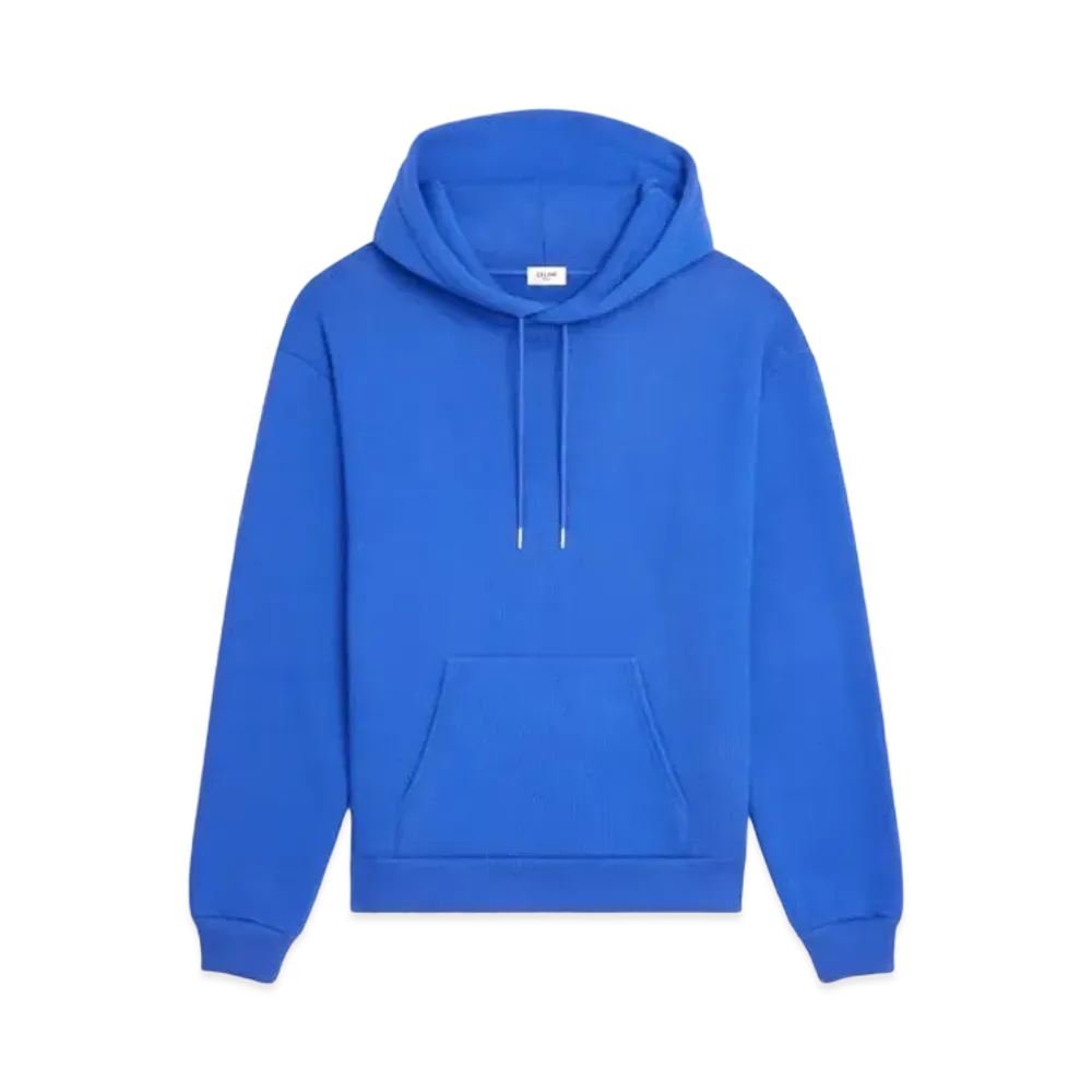 CELINE Celine Loose Sweatshirt / Cotton Fleece "Royal Blue/Off White"
