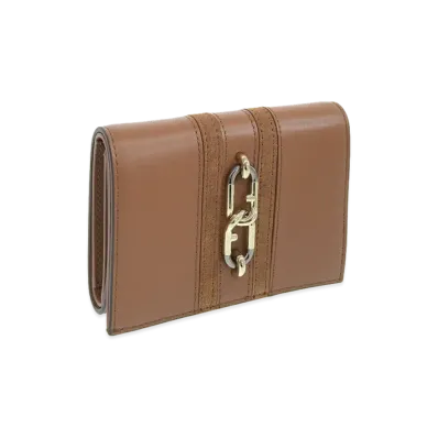 FURLA Sirena M Compact Wallet "Brown"