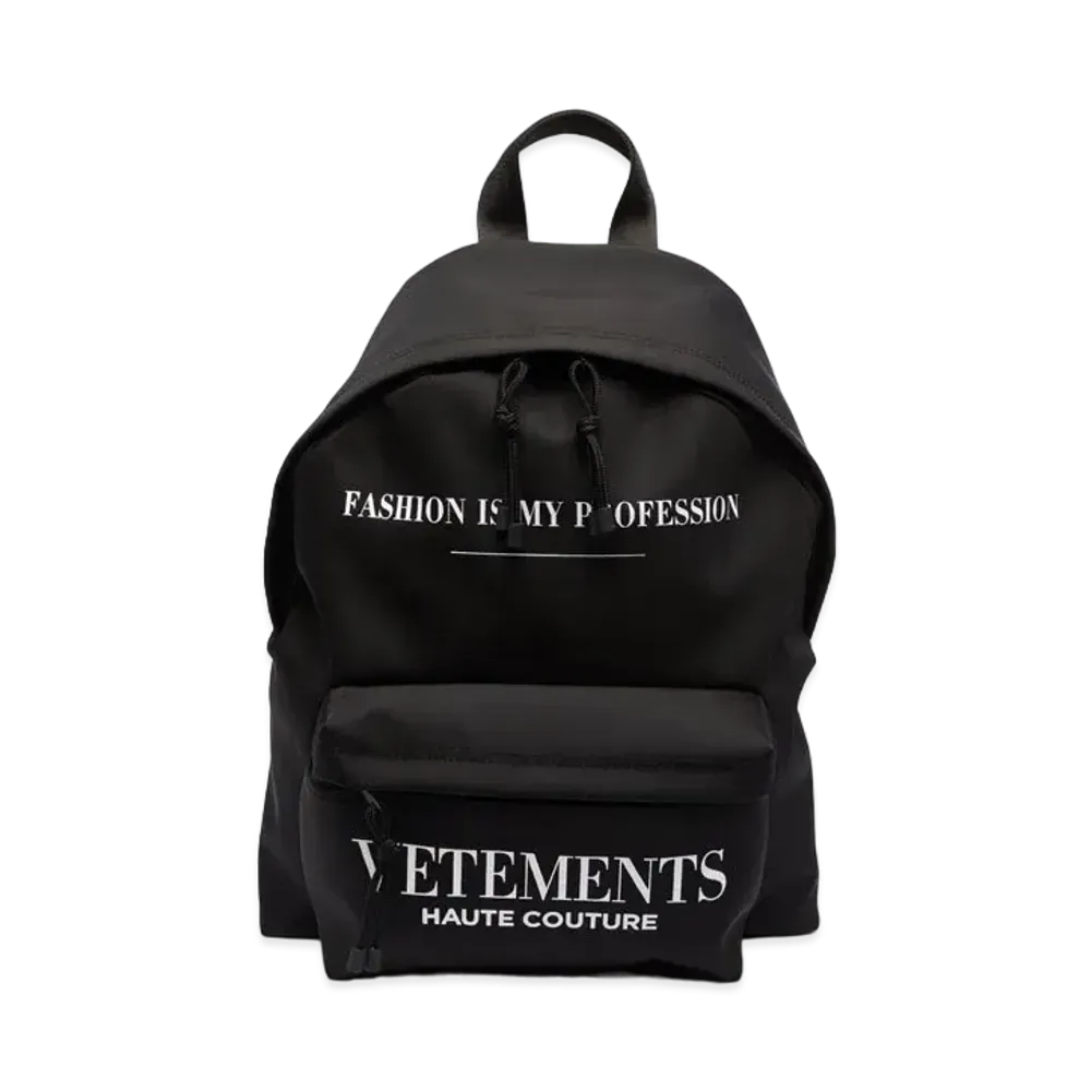 VETEMENTS Logo Backpack "Black"