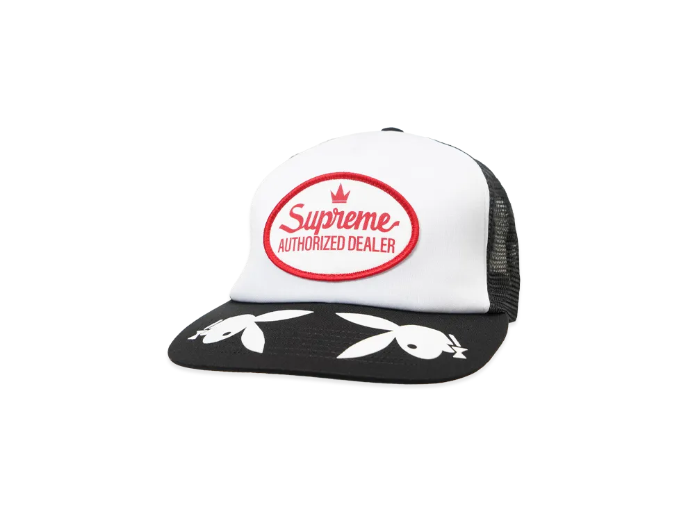 シュプリーム x プレイボーイ メッシュバック 5パネル "ブラック"