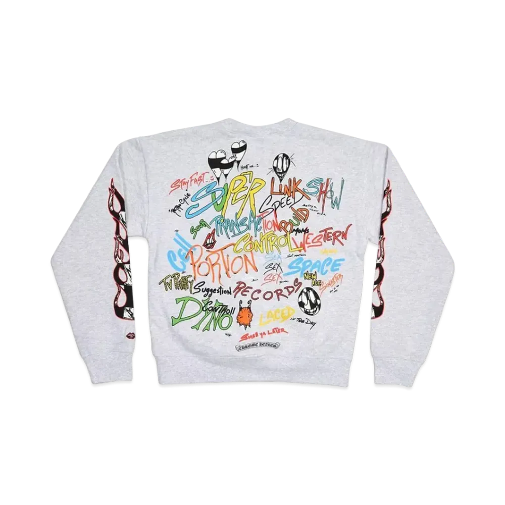 Chrome Hearts Matty Boy Brain Crewneck "Grey"