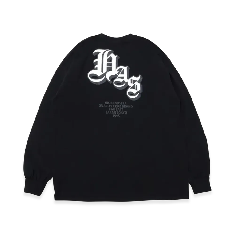 Hide and Seek Has L/S Tee "Black"