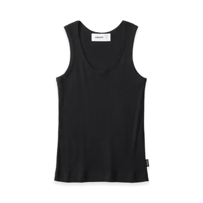 everyone Woman's 3P Rib Tank Top "Black"